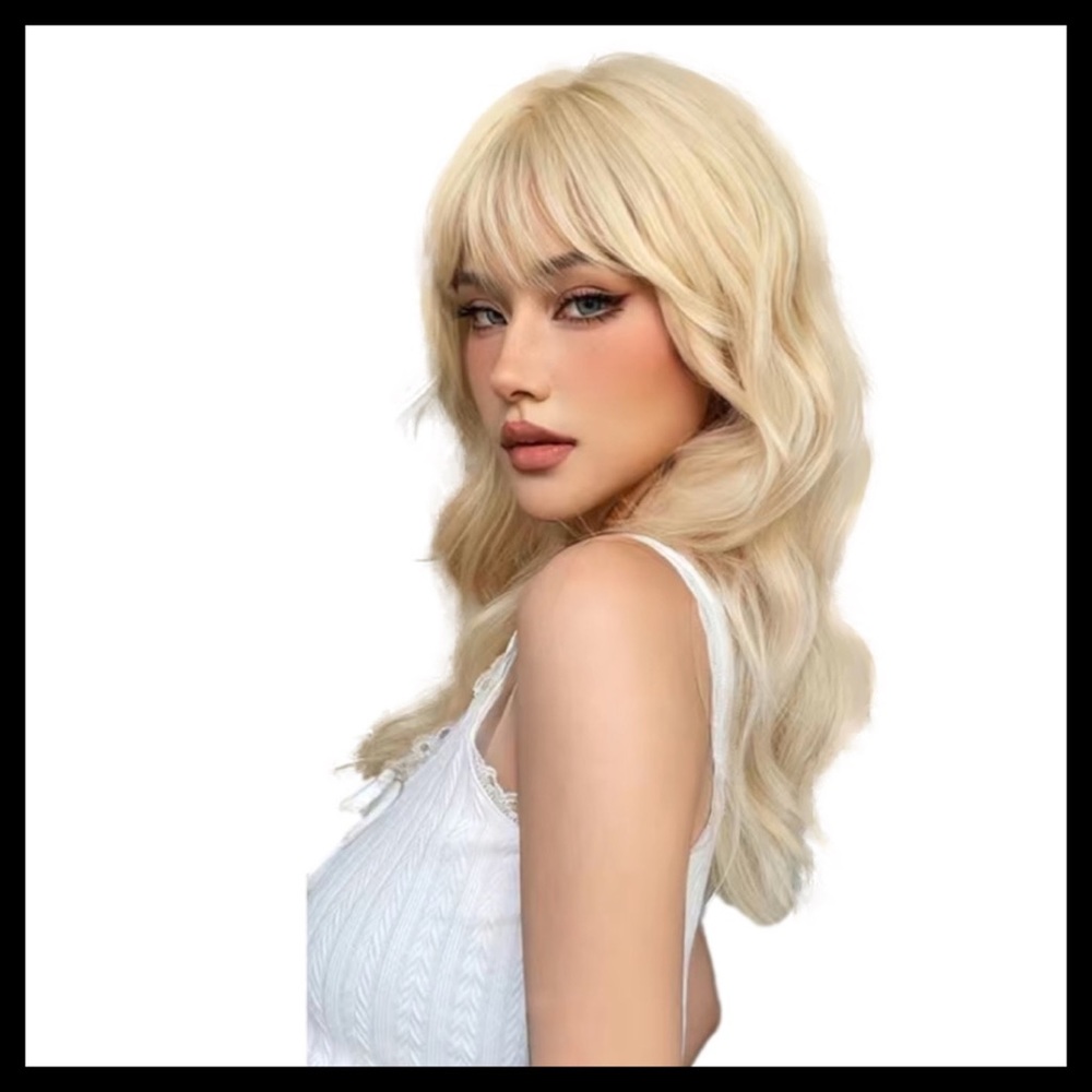 LUXURIOUS HAIR WIG 14” Inch Long Blonde Wig